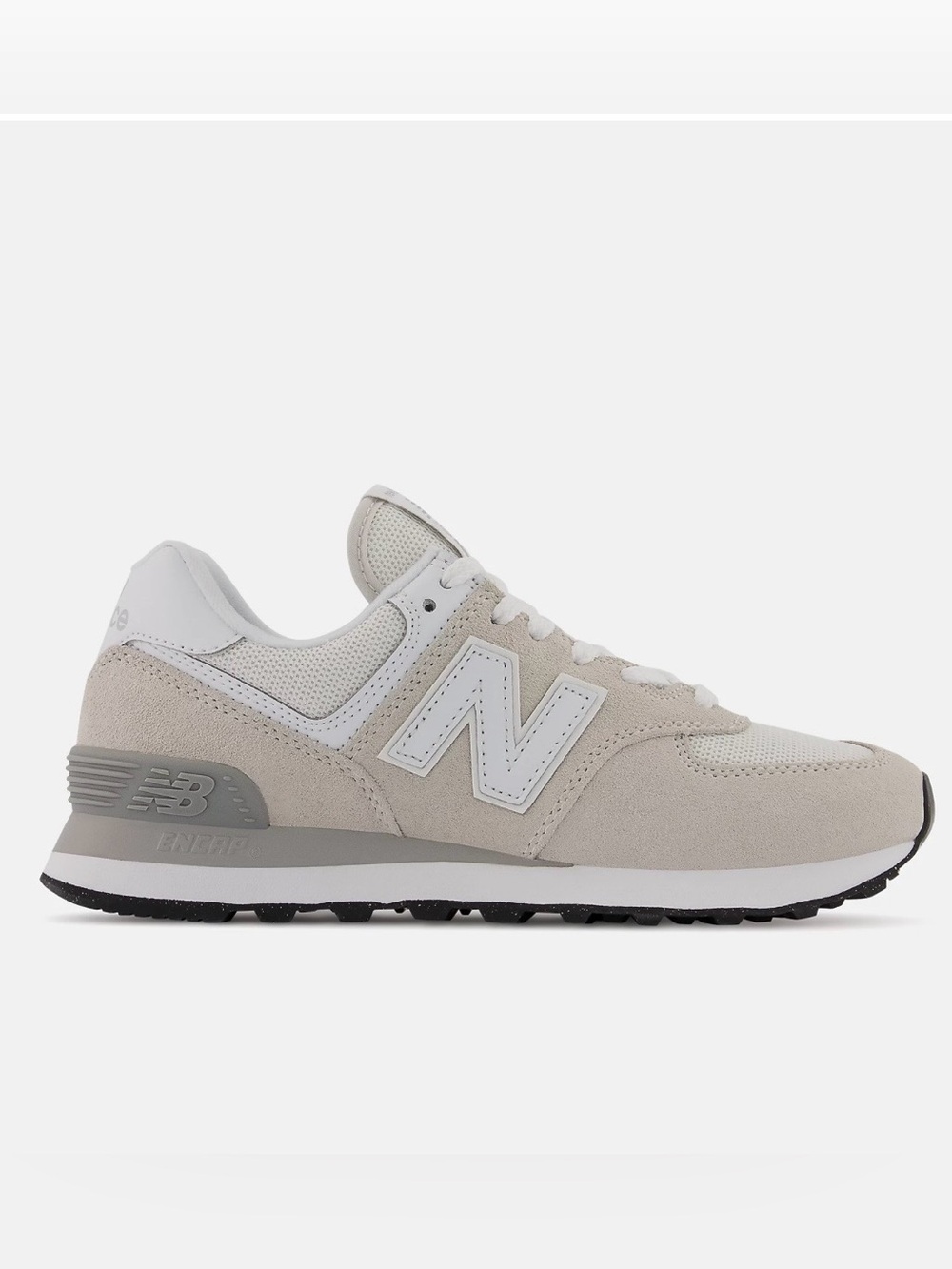New Balance 574 Core in Nimbus Cloud with NB White Women’s Size 8 Standard